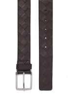 حزام جلد بتصميم مجدول